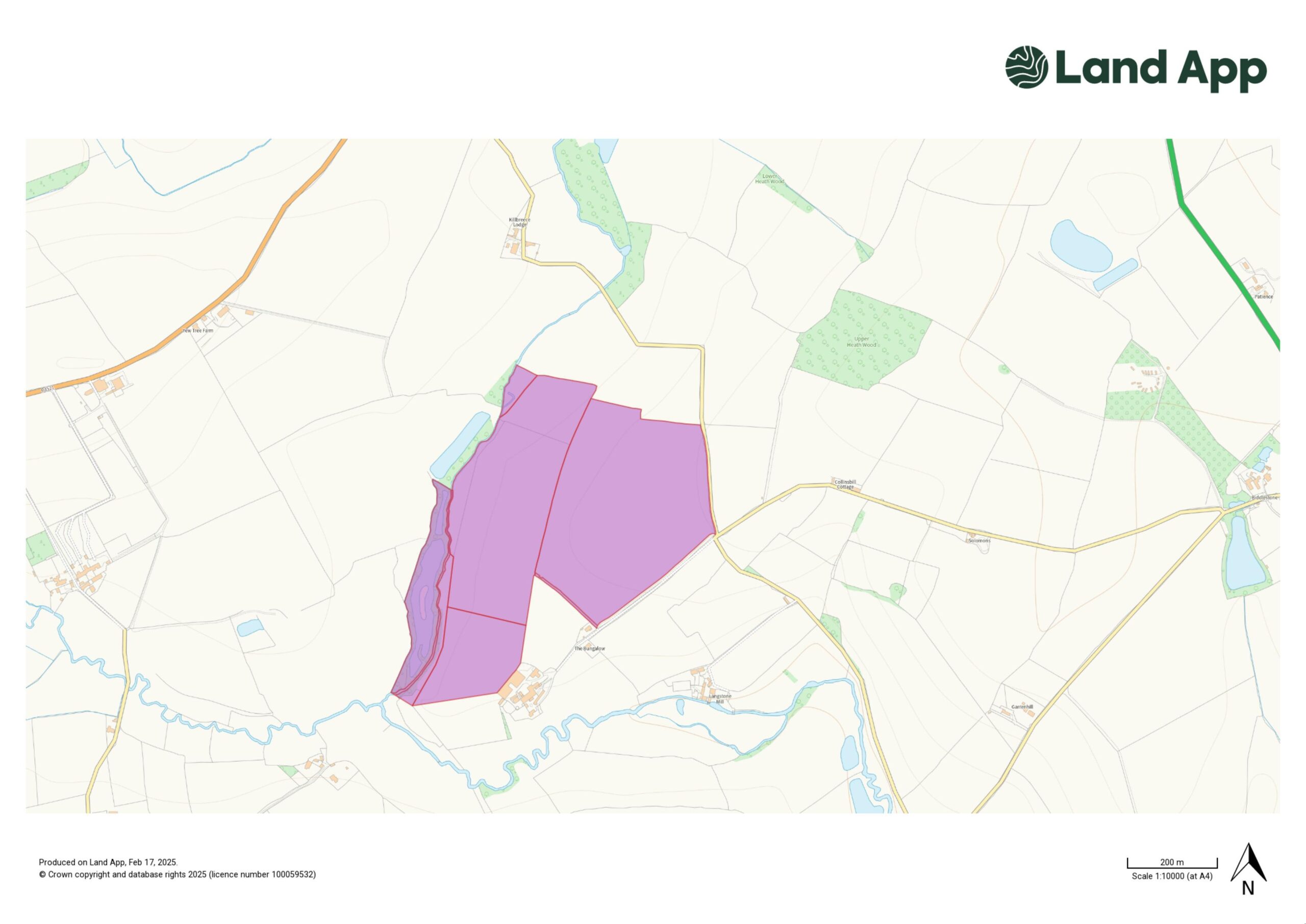 Lot 2 – 70.83 acres at Trehumfrey Farm, Langstone Lane North, Llangarron, Ross On Wye, HR9 6NX